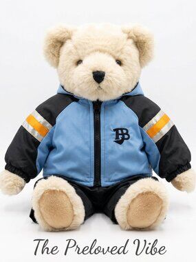 Vermont Teddy Bear Company Jogger Bear 15" Stuffed Plush Animal